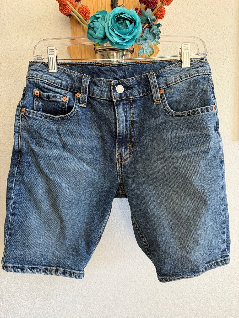 Levi's Blue Denim Women's Shorts